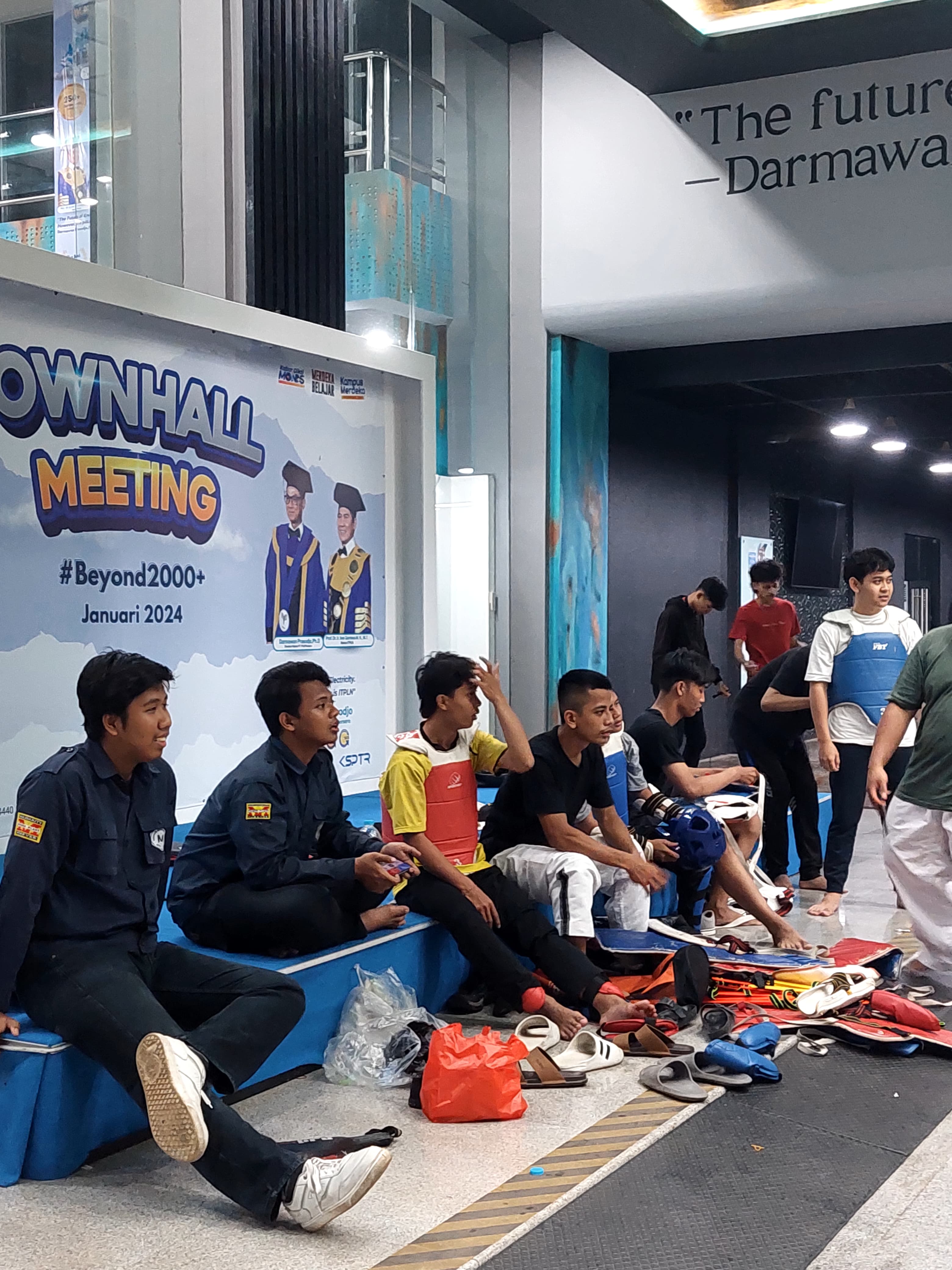 Latihan Rutin Taekwondo ITPLN Taekwondo Indonesia ITPLN